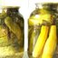 Закатка огурцов с кабачками