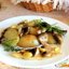 Филе морской рыбы с виноградом и шампиньонами