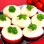 Помидоры с сыром и чесноком