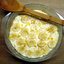 Творожная запеканка с бананом и изюмом