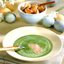 Суп-пюре гороховый с копченым палтусом