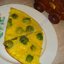 Сырный омлет с брюссельской капустой