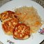 Картофельные котлеты с тушеной квашеной капустой