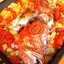 Рыба-скорпион, запеченная с овощами