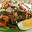Салат с морской капустой и семгой