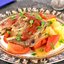 Обжаренные свиные ребрышки с аджикой и овощами Al Dente