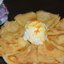 Апельсиновые блинчики с апельсиновым соусом и домашним мороженым