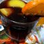 Яблочный сидр с красным вином и корицей