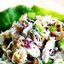 Крабовый салат с грушей и орехами