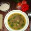 Гречневый суп с куриными сердечками
