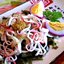 Салат из морской капусты и жаренных крабовых палочек