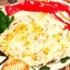 Салат с кальмарами и кукурузой