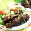 Шашлычки с салатом