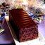 Торт в шоколаде с черничным муссом