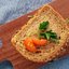 Брускетта с оливковой пастой и каперсами