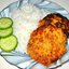 Рыбные котлеты с помидором и перцем