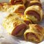Быстрый рулет с колбасой и сыром