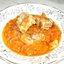 Курица тушеная с луком и тыквой