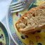 Шарлотка с манкой и яблоками