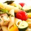 Салат с пастой и овощами