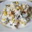 Салат из морской капусты с крабовыми палочками и яйцом