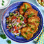 Картофельные драники с морковью и шпинатом