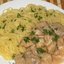 Гуляш из свинины со сливками