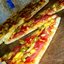 Пицца с салями и оливками