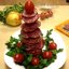 Елочка из мяса