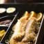Тонкацу с чили, дайконом и зеленым горошком