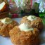 Мясные "маффины" с пшеничкой и свеклой
