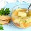 Суп с домашними пельменями