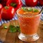 Гаспачо с печёным перцем