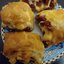 Слоёные булочки с ветчиной и сыром