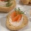 Профитроли с лососем