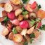 Жареный редис с беконом