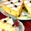 Смородиновый пирог с кусочками манго