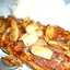 Свиной шницель с чесноком и лимонным соком