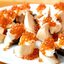 Шампиньоны с красной икрой