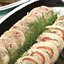Рулеты с семгой, сыром и красным перцем