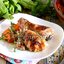 Курица в духовке с белым вином, овощами и травами