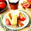 Блинчики из лаваша с начинкой из сыра и зелени