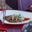 Маринованный свиной язык с болгарским перцем и кинзой