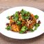 Лосось с шафраном и кедровыми орешками