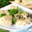 Вареники с шампиньонами