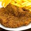 Телячьи отбивные под корочкой из базилика и пармезана