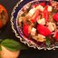 Салат-коктейль из куриного мяса с ананасами