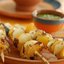 Шашлычки из морских гребешков с абрикосами