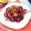 Салат из краснокочанной капусты с апельсином