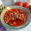 Борщ с килькой в томате и фасолью